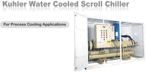 water cooled scroll chillers