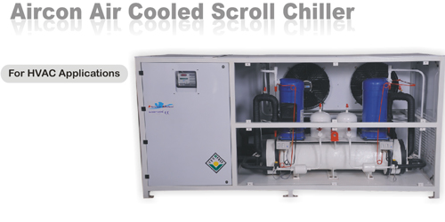 air cooled HVAC scroll Chiller 