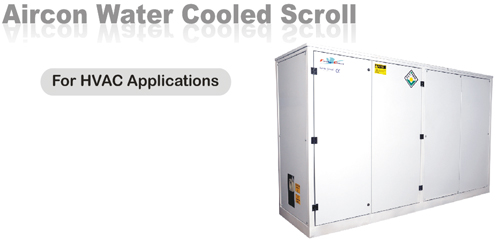 Water cooled HVAC scroll Chiller